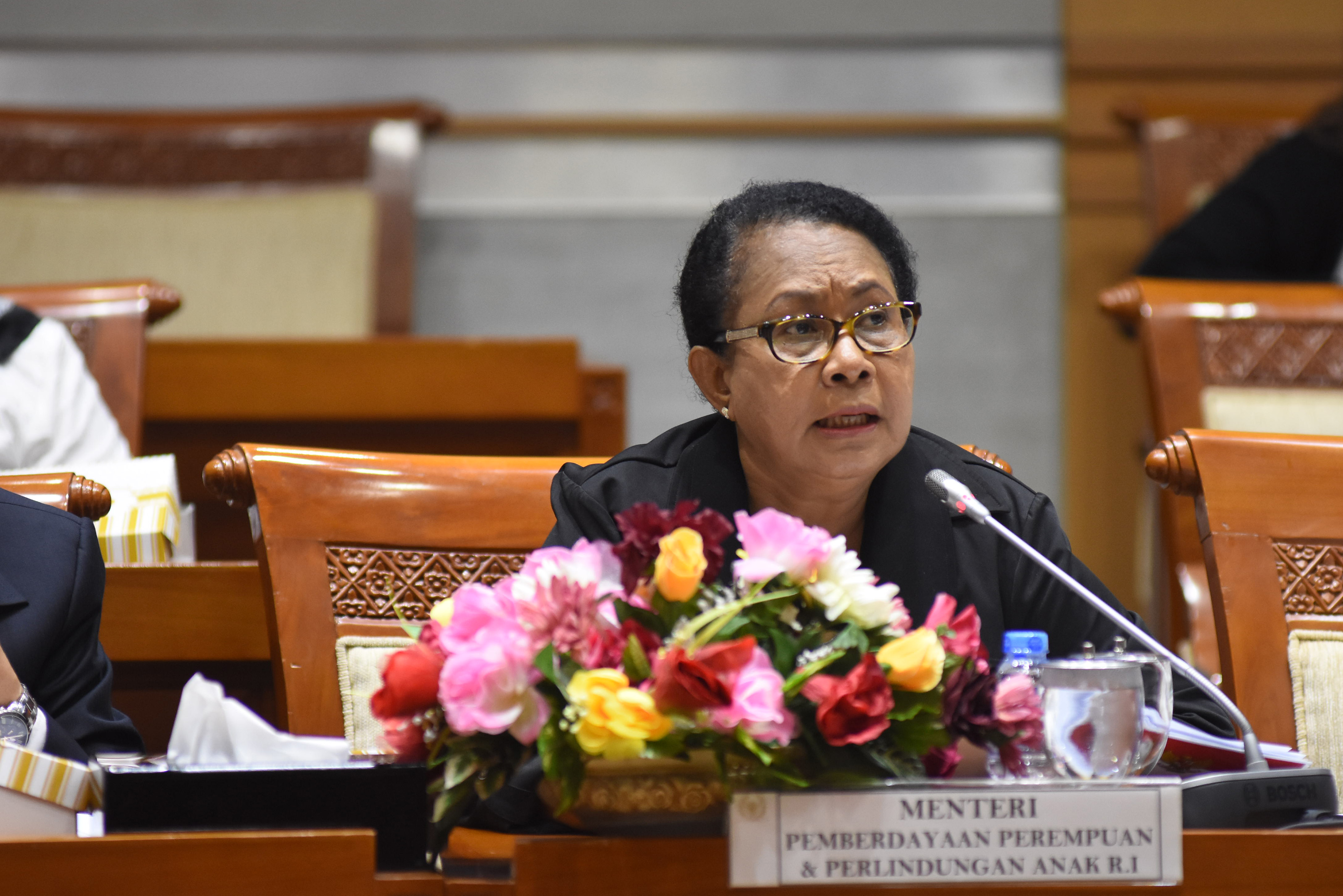 Menteri Pemberdayaan Perempuan dan Perlindungan Anak (PPPA) Yohana Yembise 