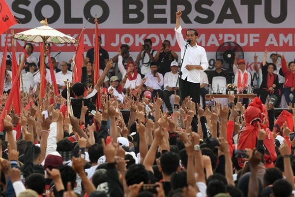 Jokowi Berkampanye di Solo
