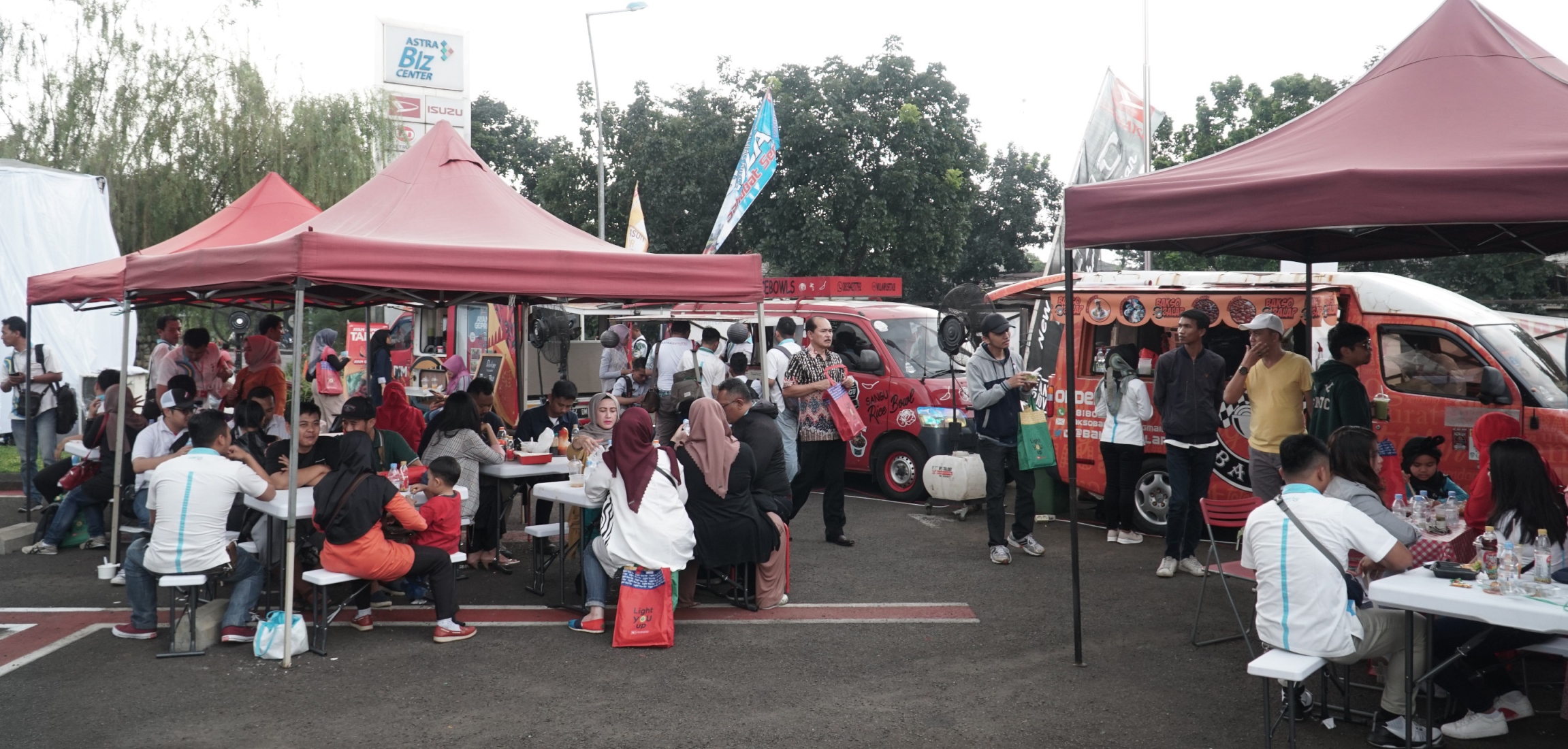 Suasana acara Daihatsu Festival 2019 di Astra Biz Center, Bandung.