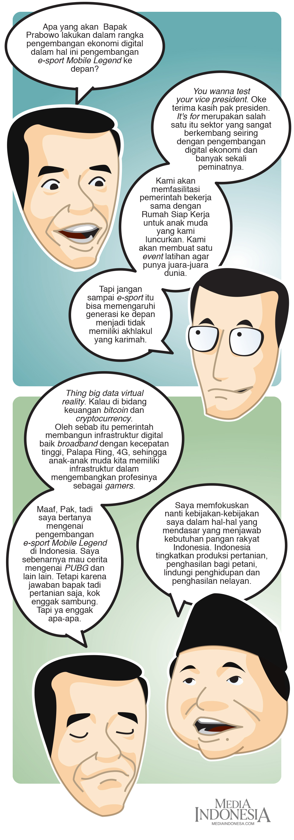 Pasangan Prabowo Subianto dan Sandiaga Uno. 