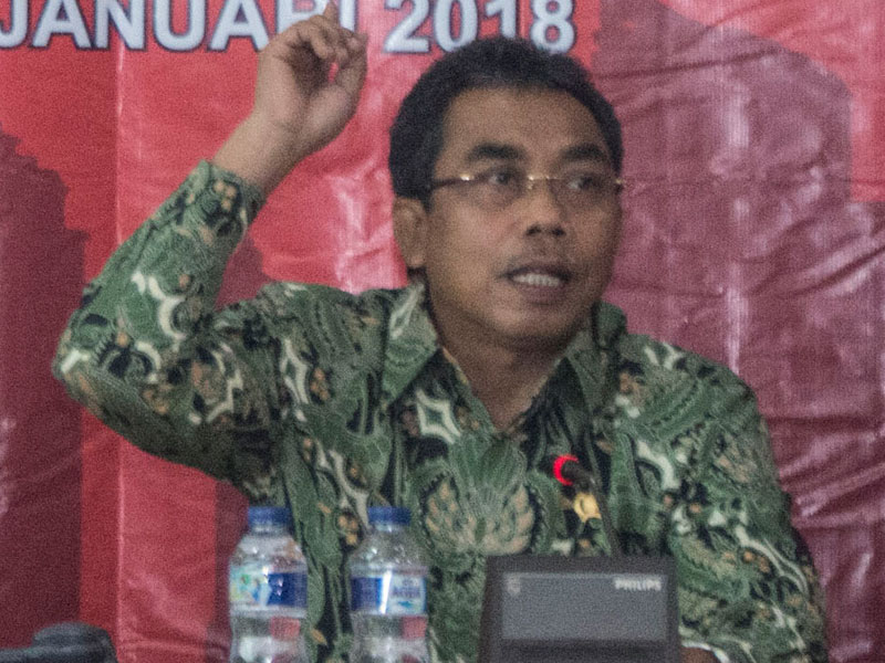 Ketua Fraksi PDI Perjuangan DPRD DKI Jakarta Gembong Warsono 
