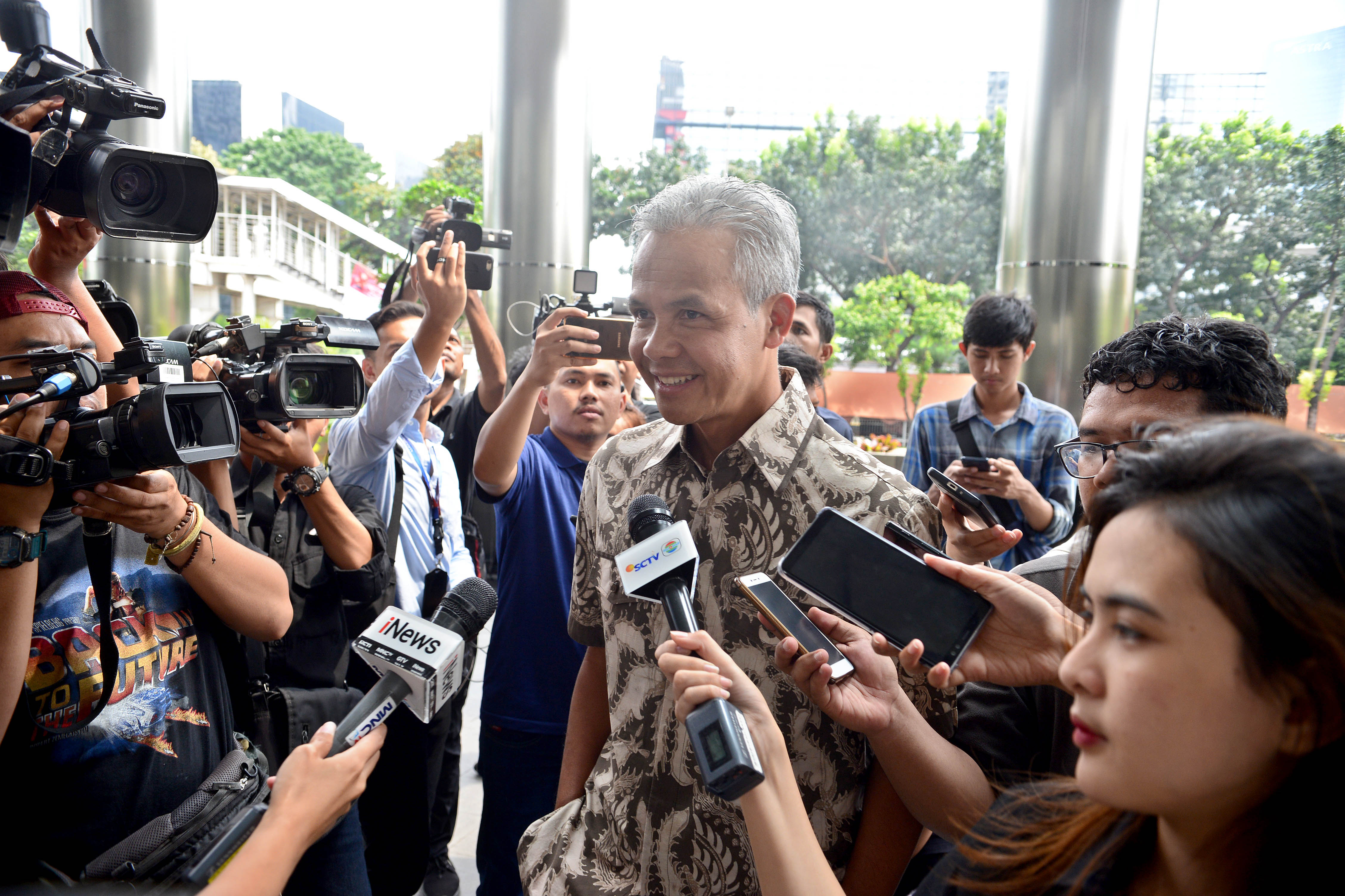 Selain Diperiksa KPK, Ganjar Ngobrol Soal Pencegahan Korupsi