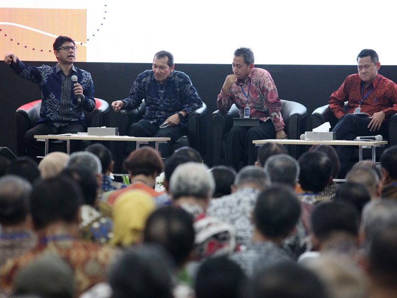 Acara seminar hasil kolaborasi KPK, Kementerian BUMN, FKSPI, dan Forum Human Capital Indonesia (FHCI) yang dihadiri ratusan perwakilan BUMN 