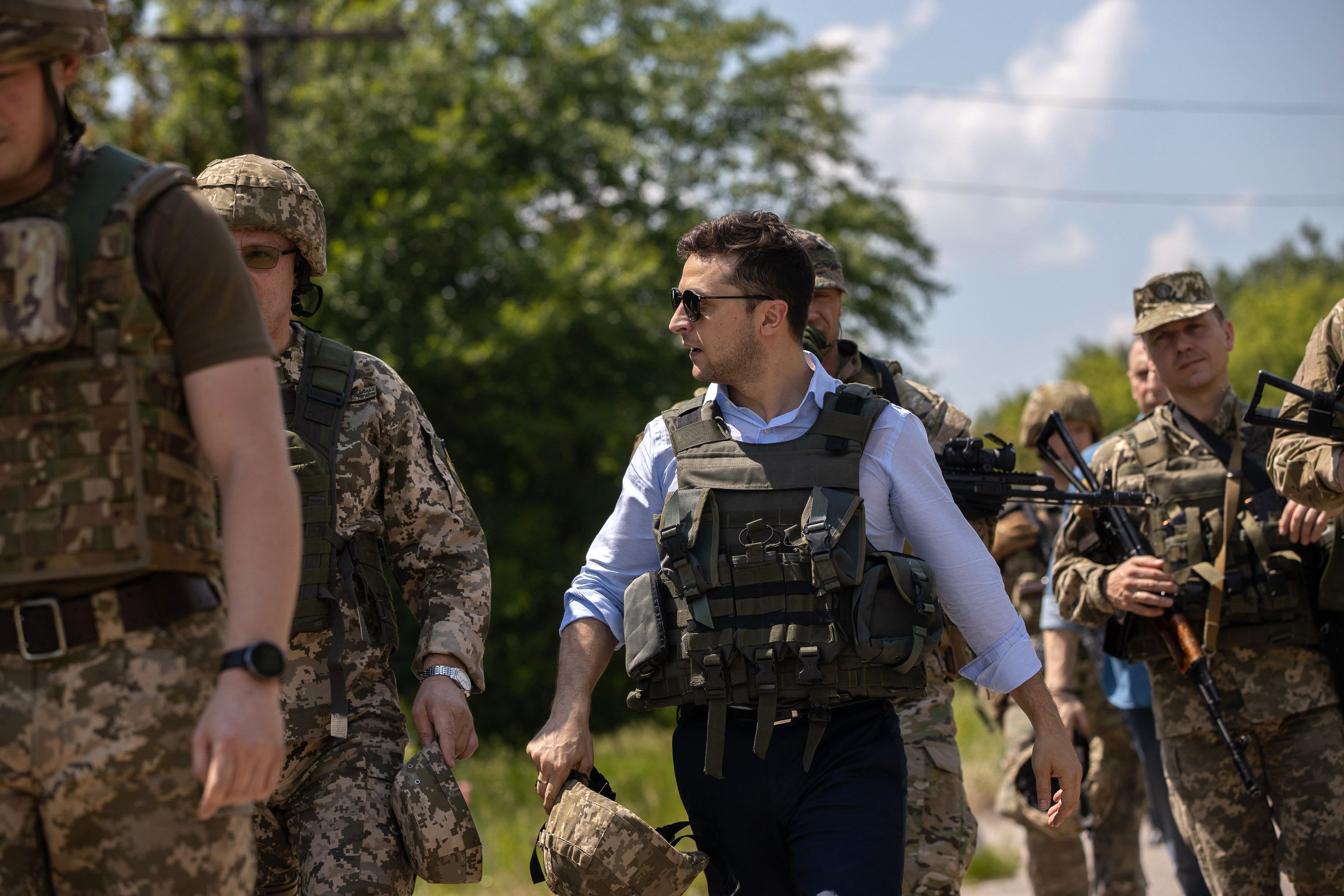 Presiden Ukraina Volodymyr Zelensky