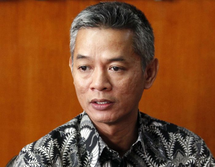  Komisioner KPU Wahyu Setiawan di Jakarta 