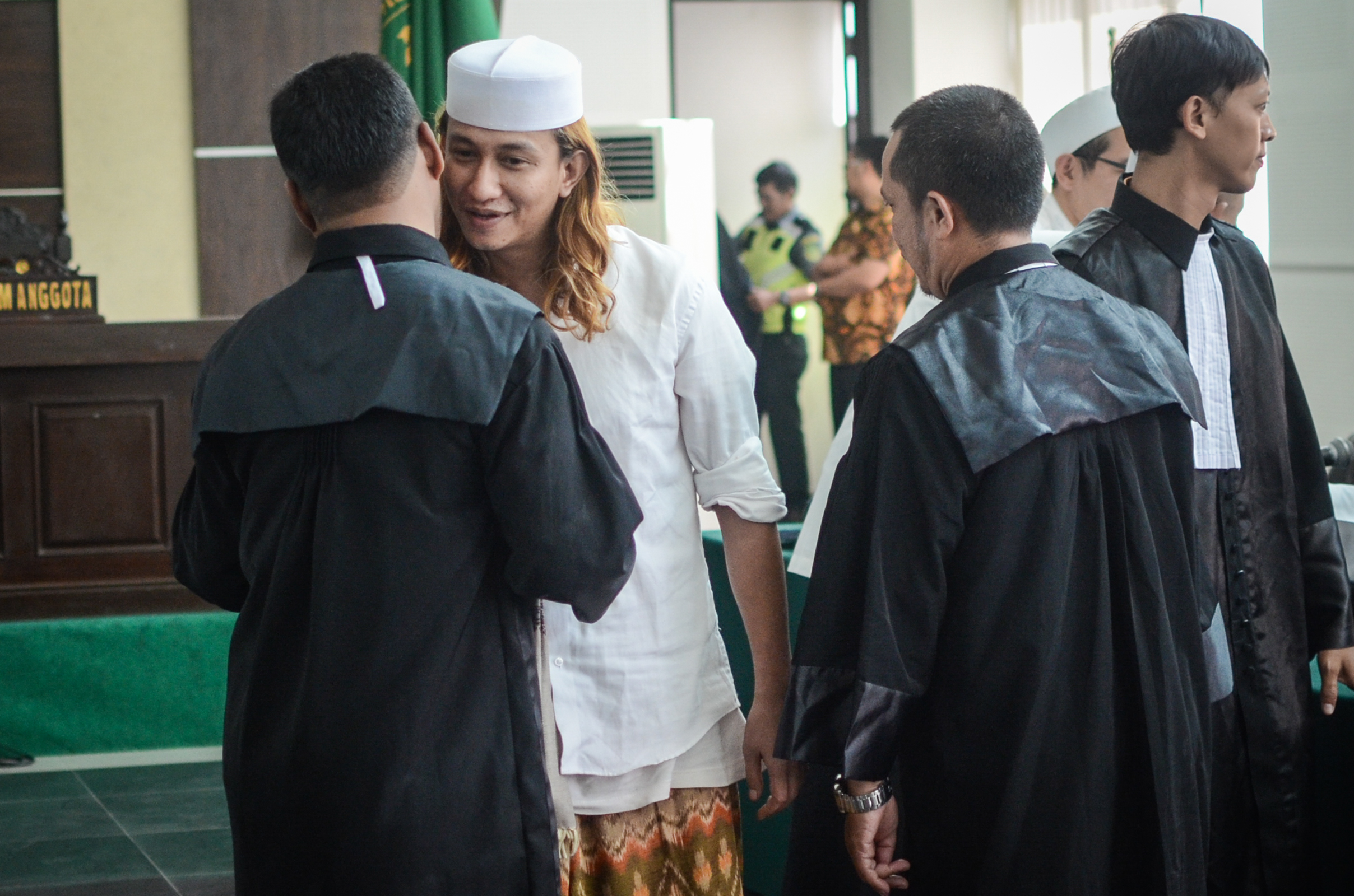 Sidang Bahar bin Smith di PN Bandung, Jabar, Kamis (9/5).