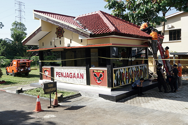 Pos Penjagaan Mako Brimob B Pelopor, Banyumas