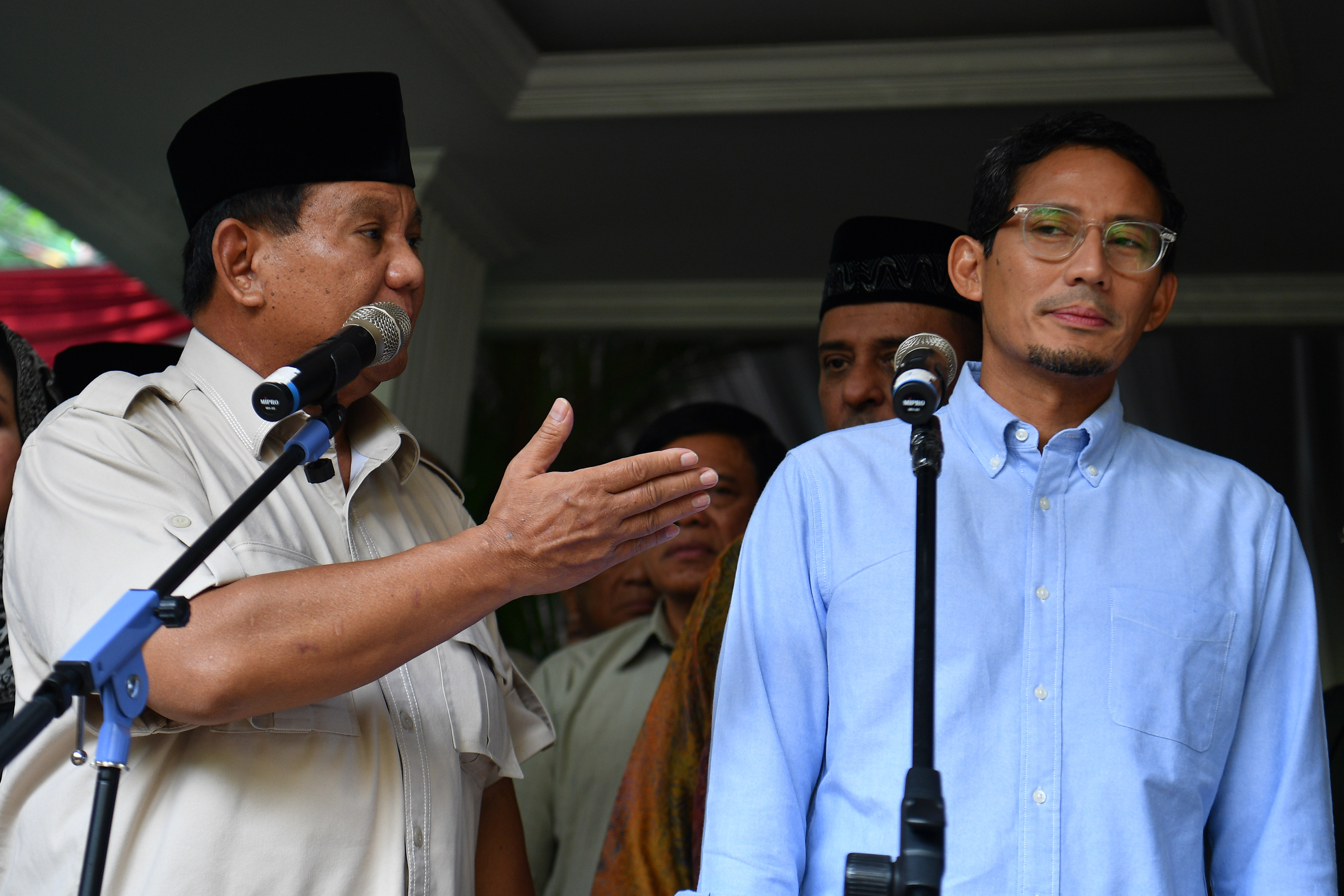 Pasangan Prabowo Subianto dan Sandiaga Uno
