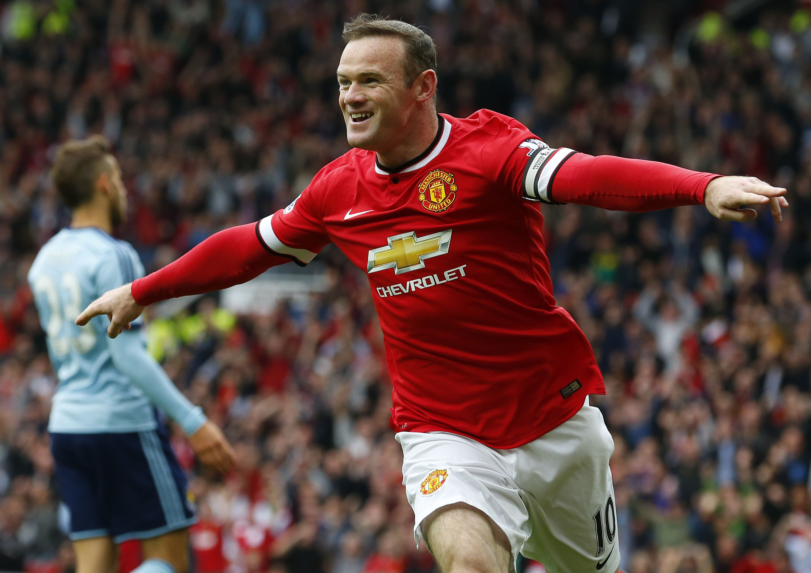 Wayne Rooney kala berseragam Manchester United