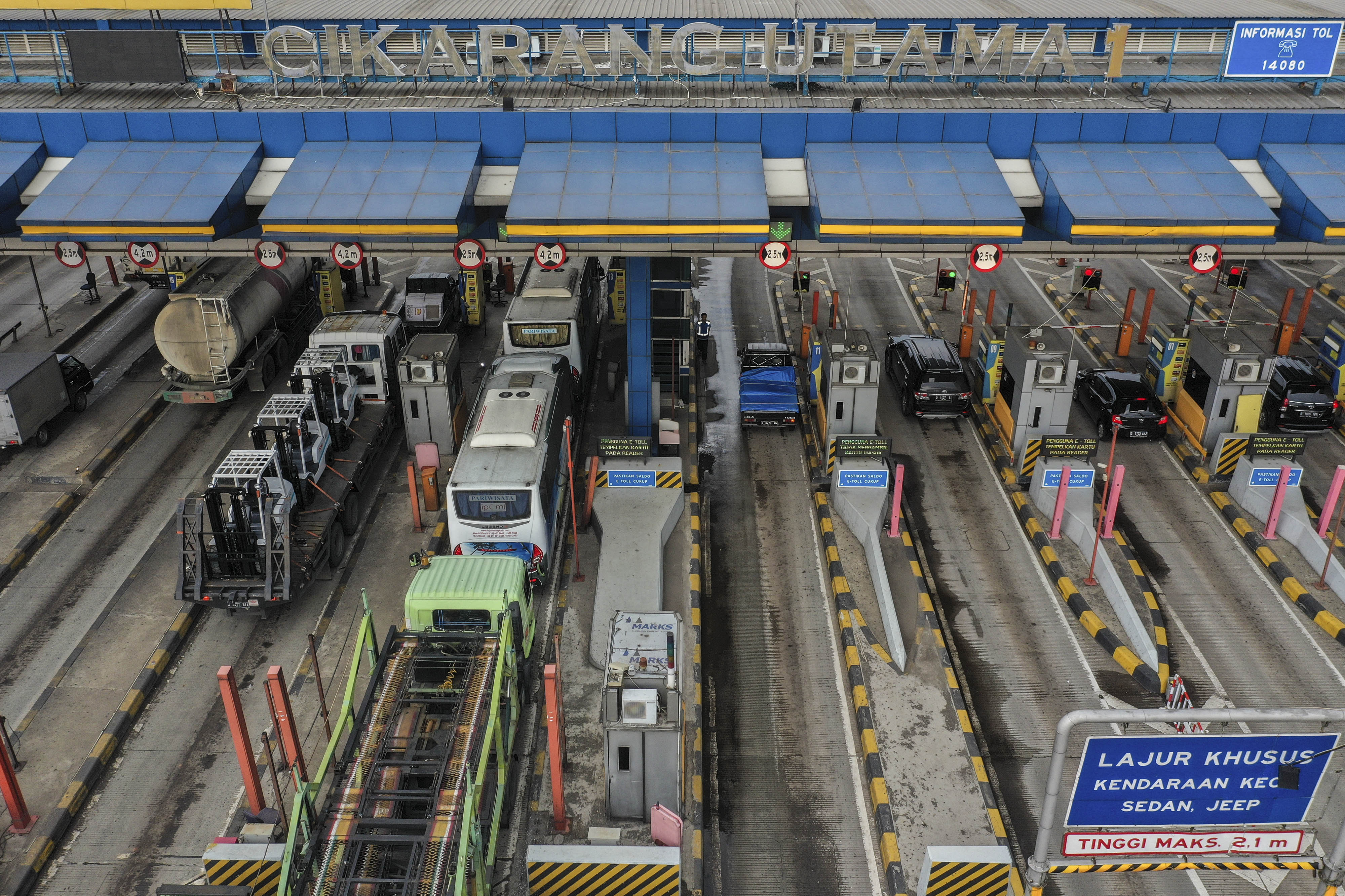 Jasa Marga akan memindahkan sistem transaksi Cikarang Utama mulai 23 Mei 2019.