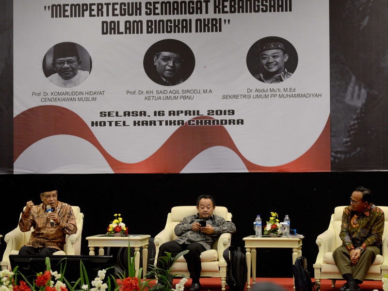 Seminar dan dialog kebangsaan di Hotel Kartika Chandra, Jakarta, Selasa (16/4)