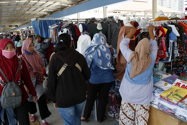 AKTIVITAS SKYBRIDGE TANAH ABANG KEMBALI NORMAL