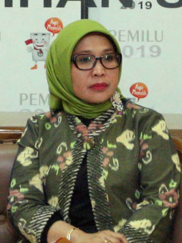 Komisioner KPU Evi Novida Ginting Manik
