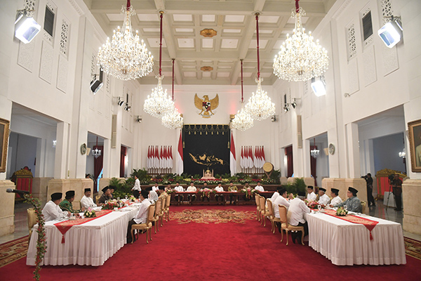 Suasana buka puasa bersama di Istana Negara