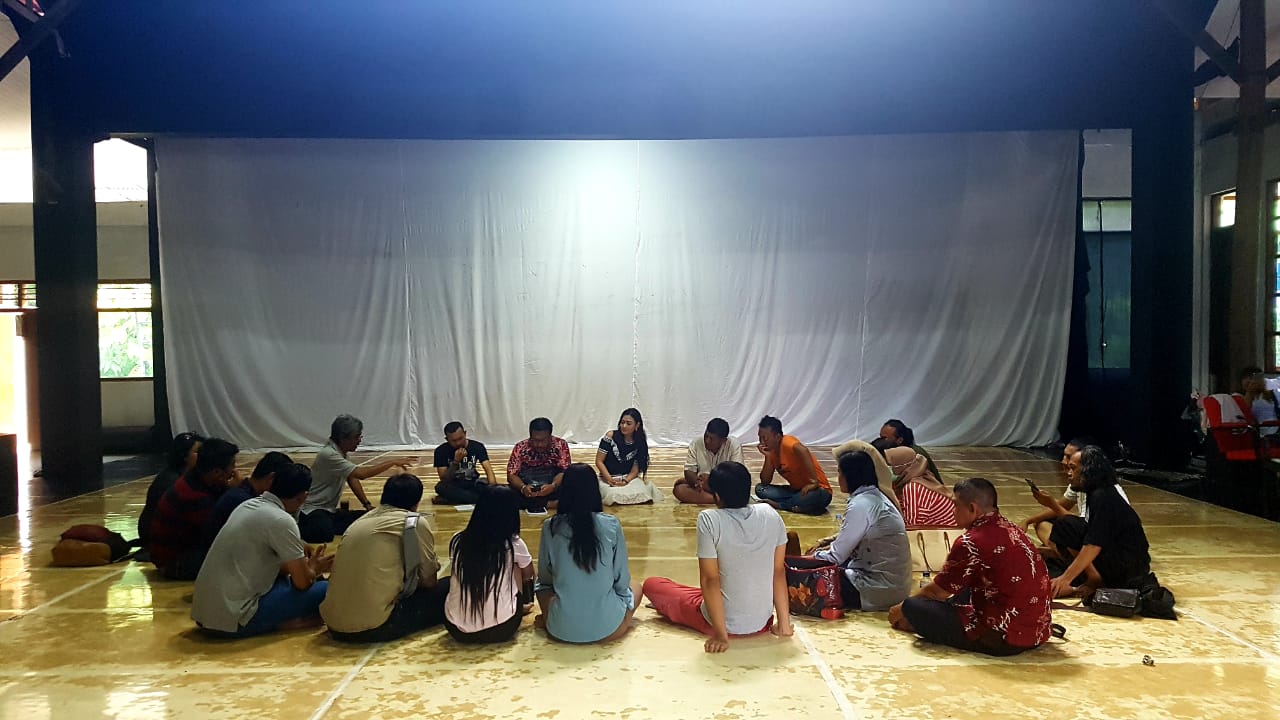 Proses perisapan produksi film Puilung Gantung