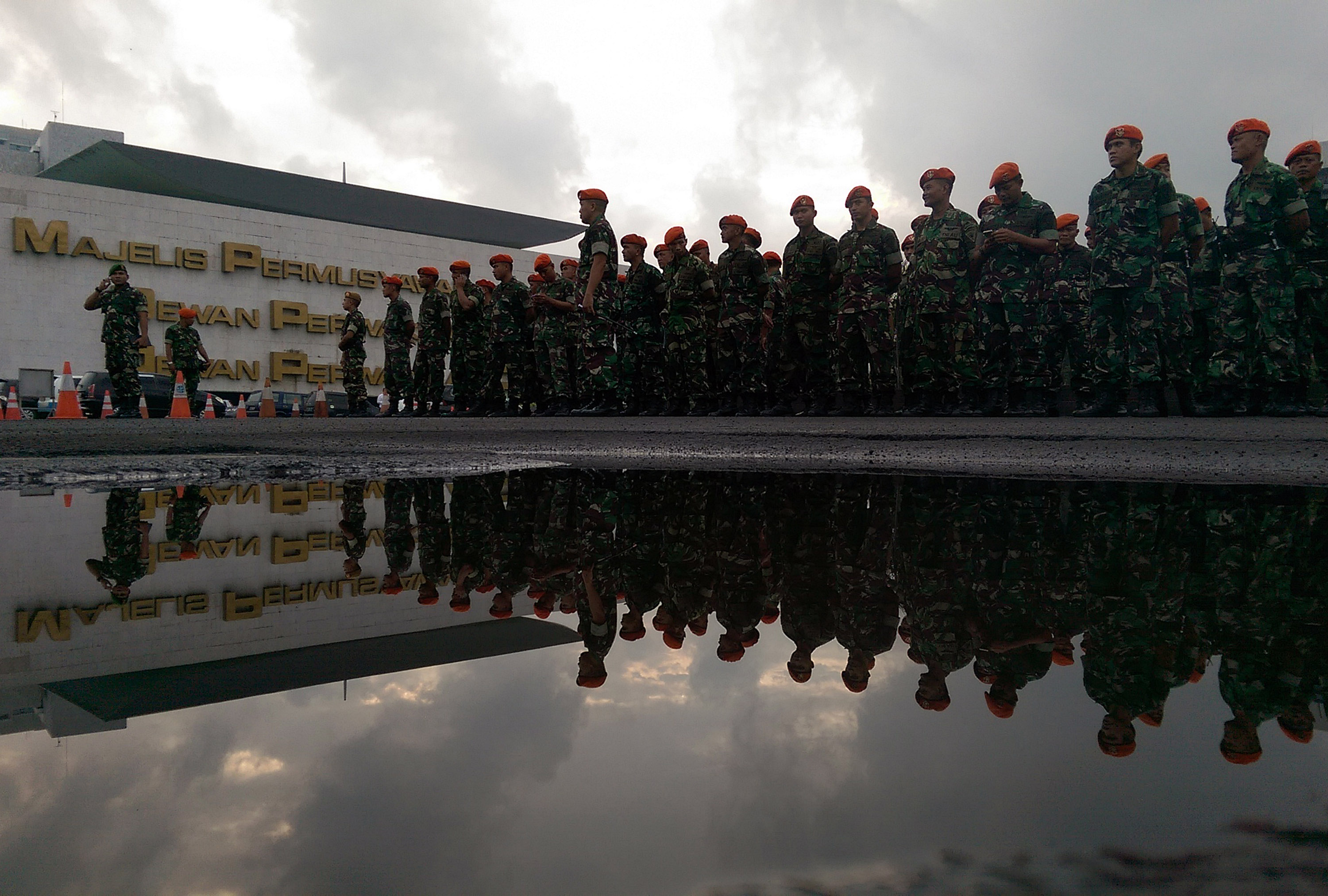 Pengamanan jelas aksi 212 di Komplek Parlemen