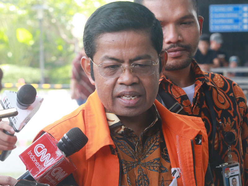 Terdakwa kasus dugaan suap proyek PLTU Riau-1 Idrus Marham