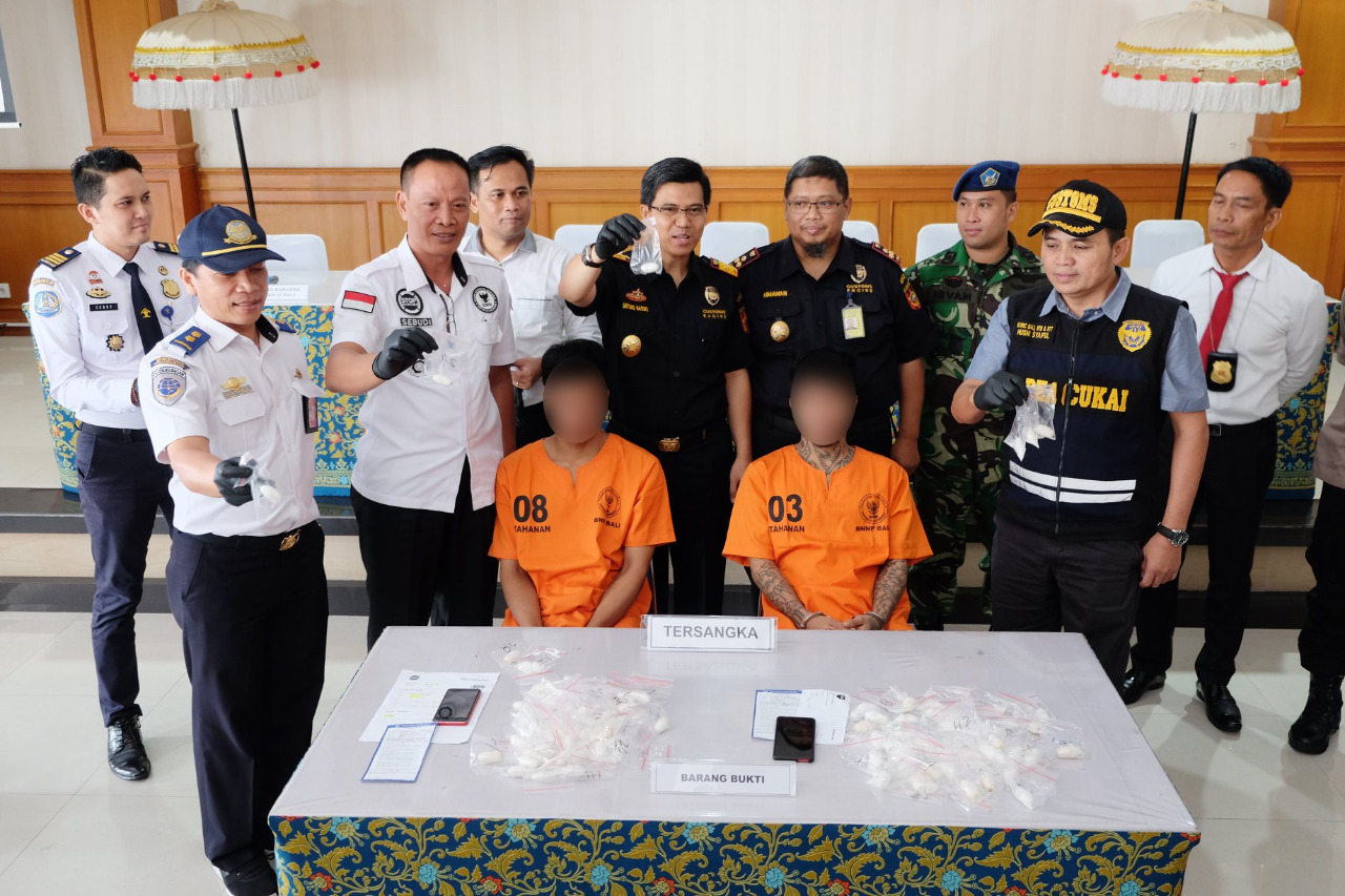 Bea Cukai Ngurah Rai gagalkan upaya penyelundupan sabu dengan modus ditelan.