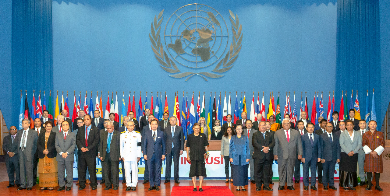 Pertemuan tahunan UNESCAP ke 75 yang berlangsung pada 27-31 Mei 2019  di Bangkok Thailand