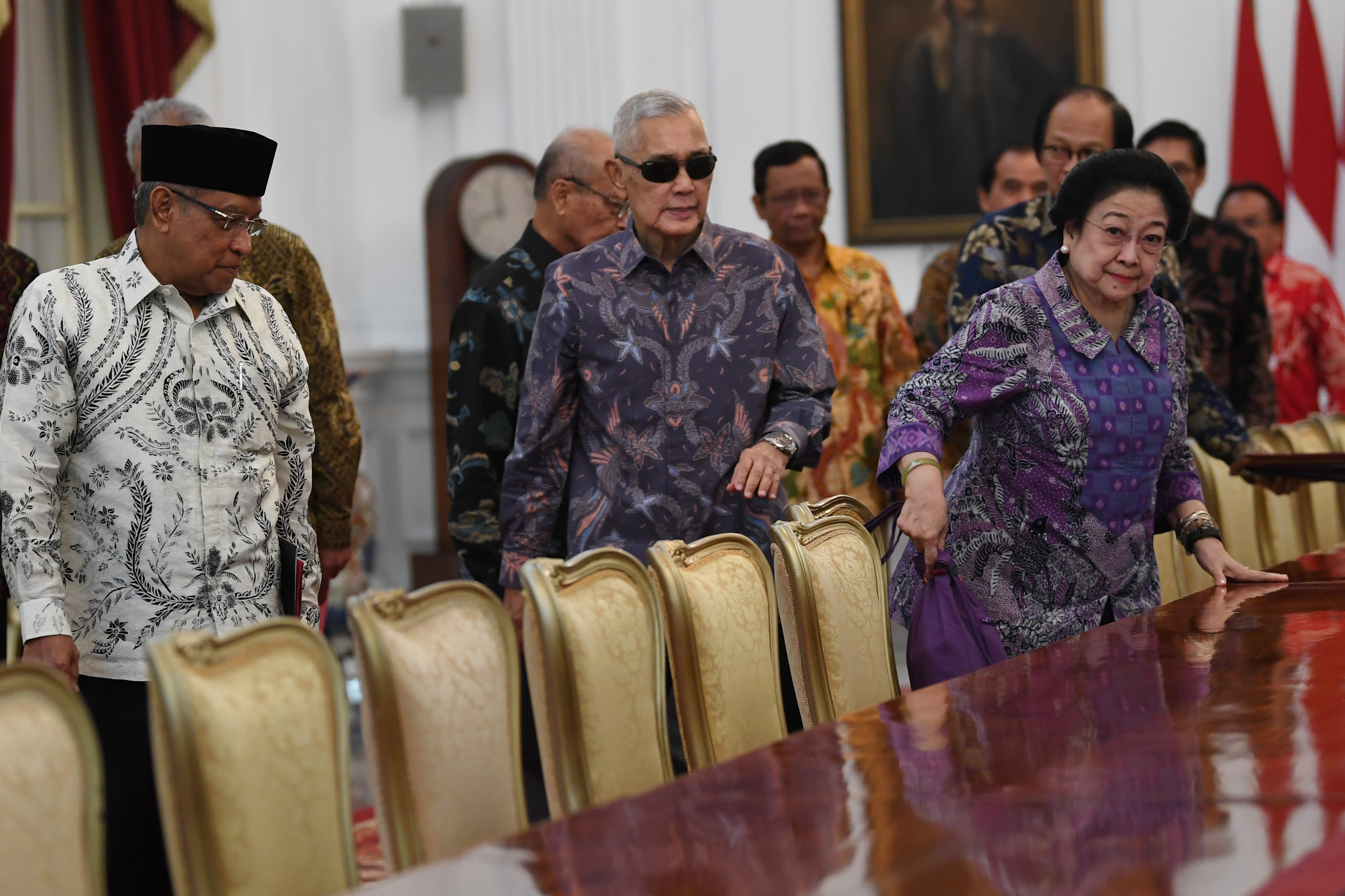 Pertemuan dengan Pengarah BPIP di Istana Merdeka Jakarta, Kamis (9/5).