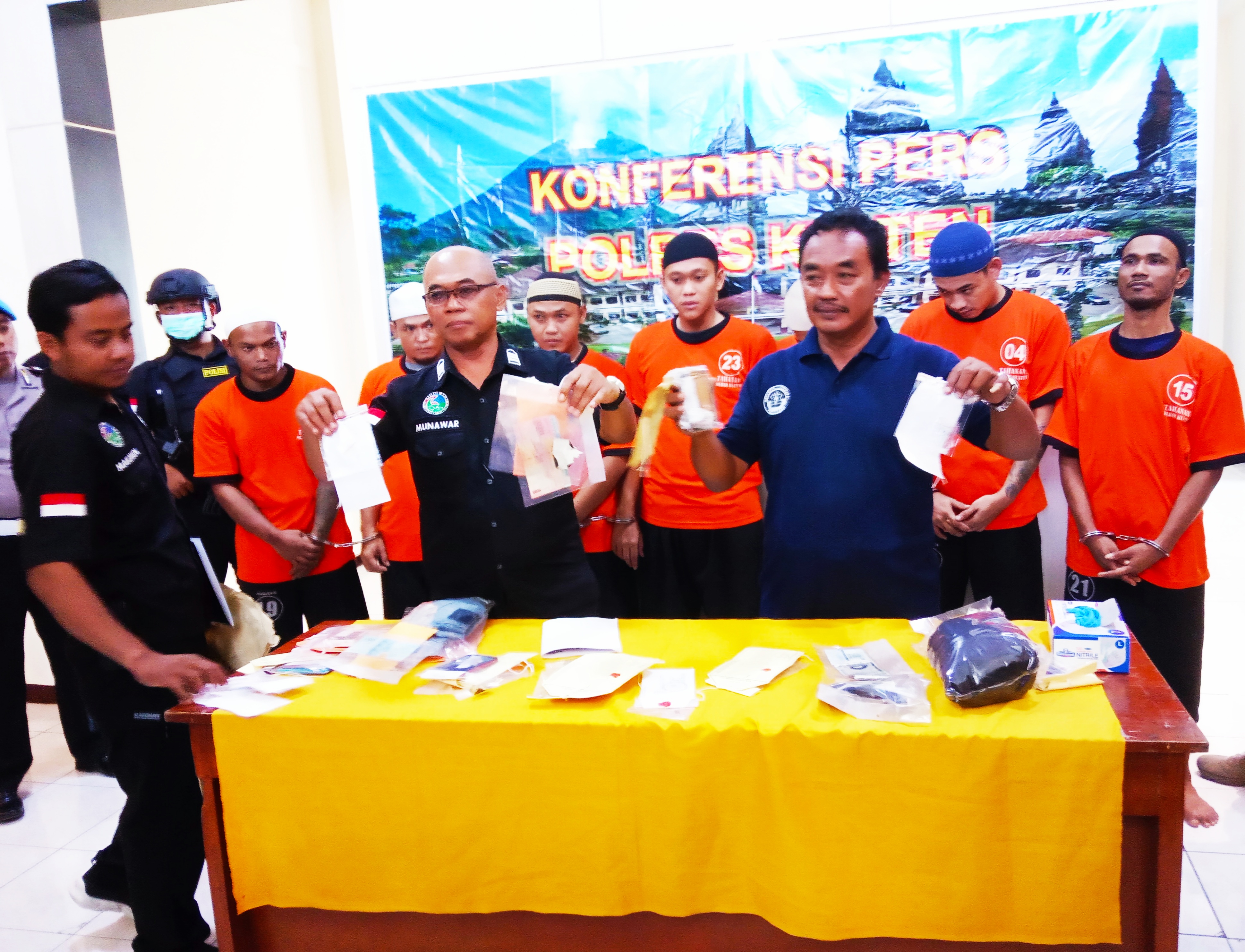 Pengungkapan kasus narkoba di Polres Klaten