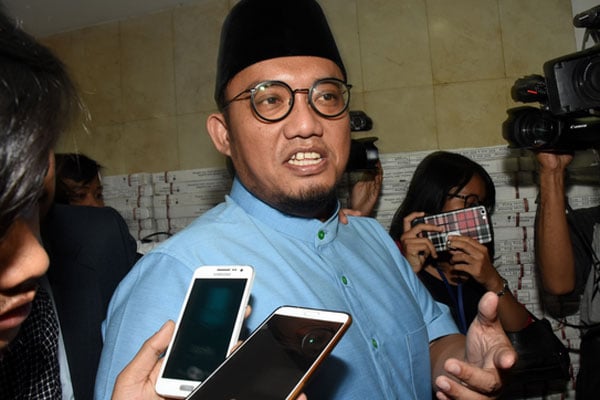 Koordinator Juru Bicara Badan Pemenangan Nasional (BPN) pasangan capres cawapres Prabowo Subianto-Sandiaga Uno, Dahnil Aznar Simanjuntak 