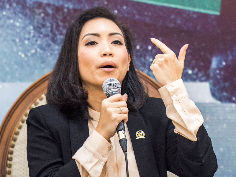 Ketua DPP bidang advokasi perempuan Gerindra, Rahayu Saraswati