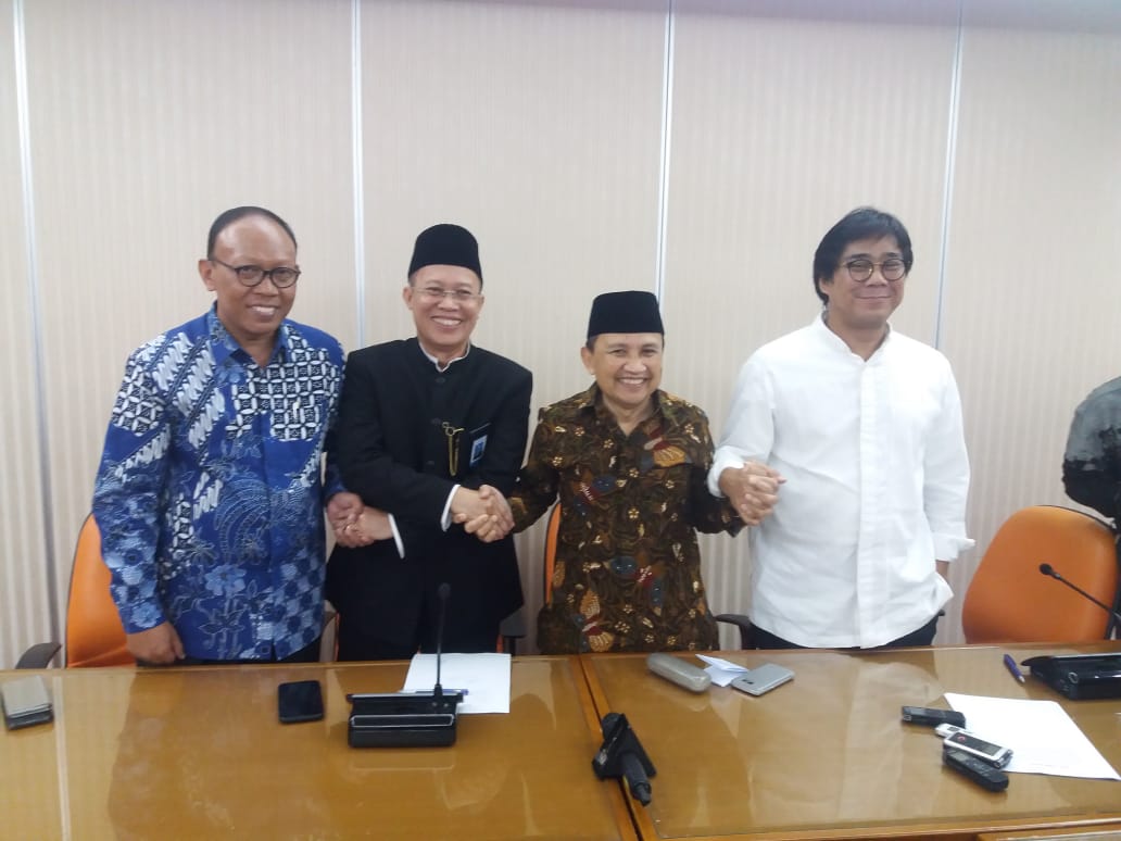 Kemendikbud dan Lembaga Pendidikan Ma'arif NU menjalin kesepakatan di Jakarta, Senin (20/5).