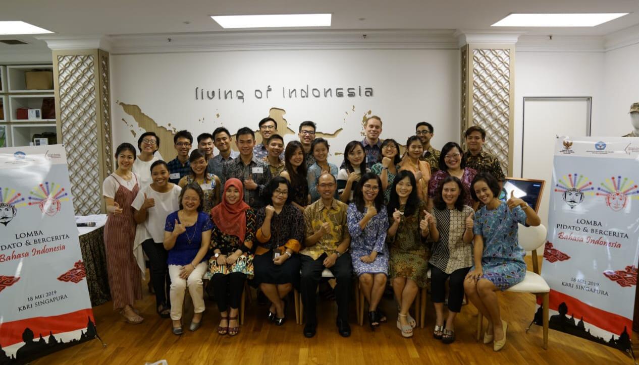 14 WNA di Singapura Lomba Pidato dan Cerita Berbahasa Indonesia