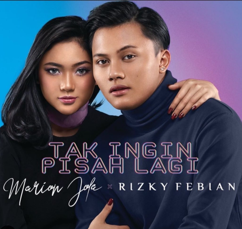 Marion Jola berduet dengan Rizky Febian