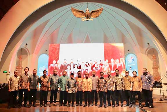 HUT Ke-45 Hipmi Jaya juga dihadiri  Ketua Umum Hipmi Jaya, Afifuddin Suhaeli Kalla