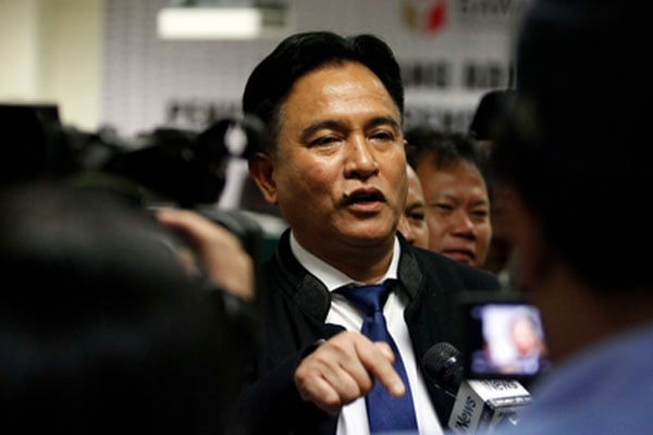 KUASA hukum pasangan calon presiden dan calon wakil presiden Joko Widodo (Jokowi)-Ma’ruf Amin, Yusril Ihza Mahendra