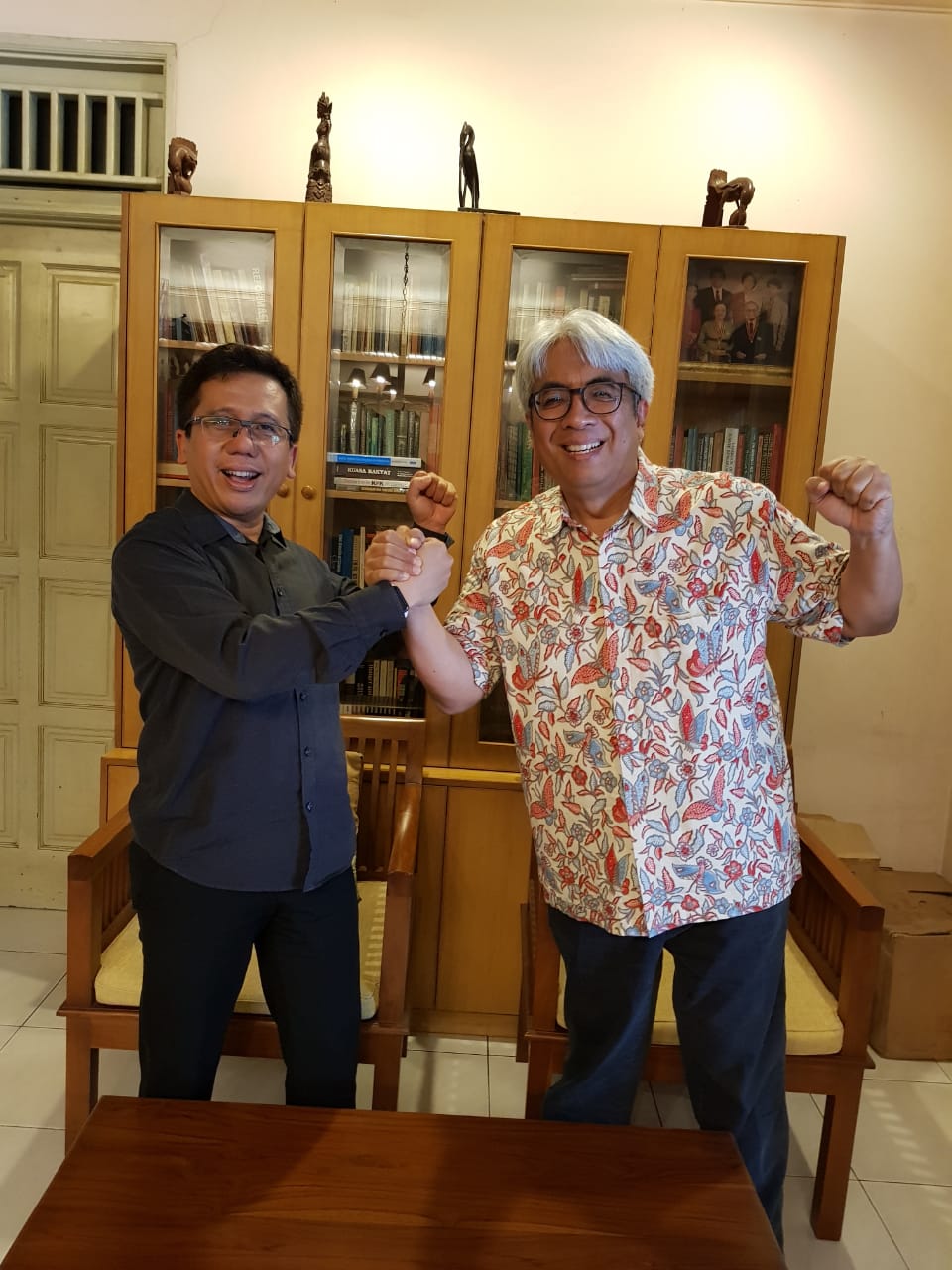 Haris Koentjoro dari Washington, D.C. dari #DC4Jokowi yang secara khusus telah menemui Dr. Imam Prasodjo.