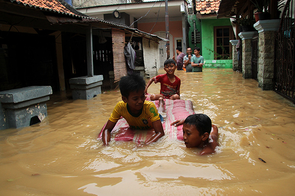 Banjir di kawasan Cililitan Kecil, Jakarta