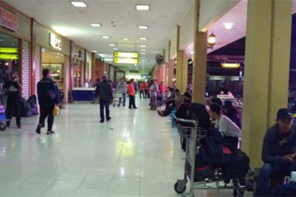 Suasana Bandara Adisucipto Yogyakarta, 2 Februari 2017.
