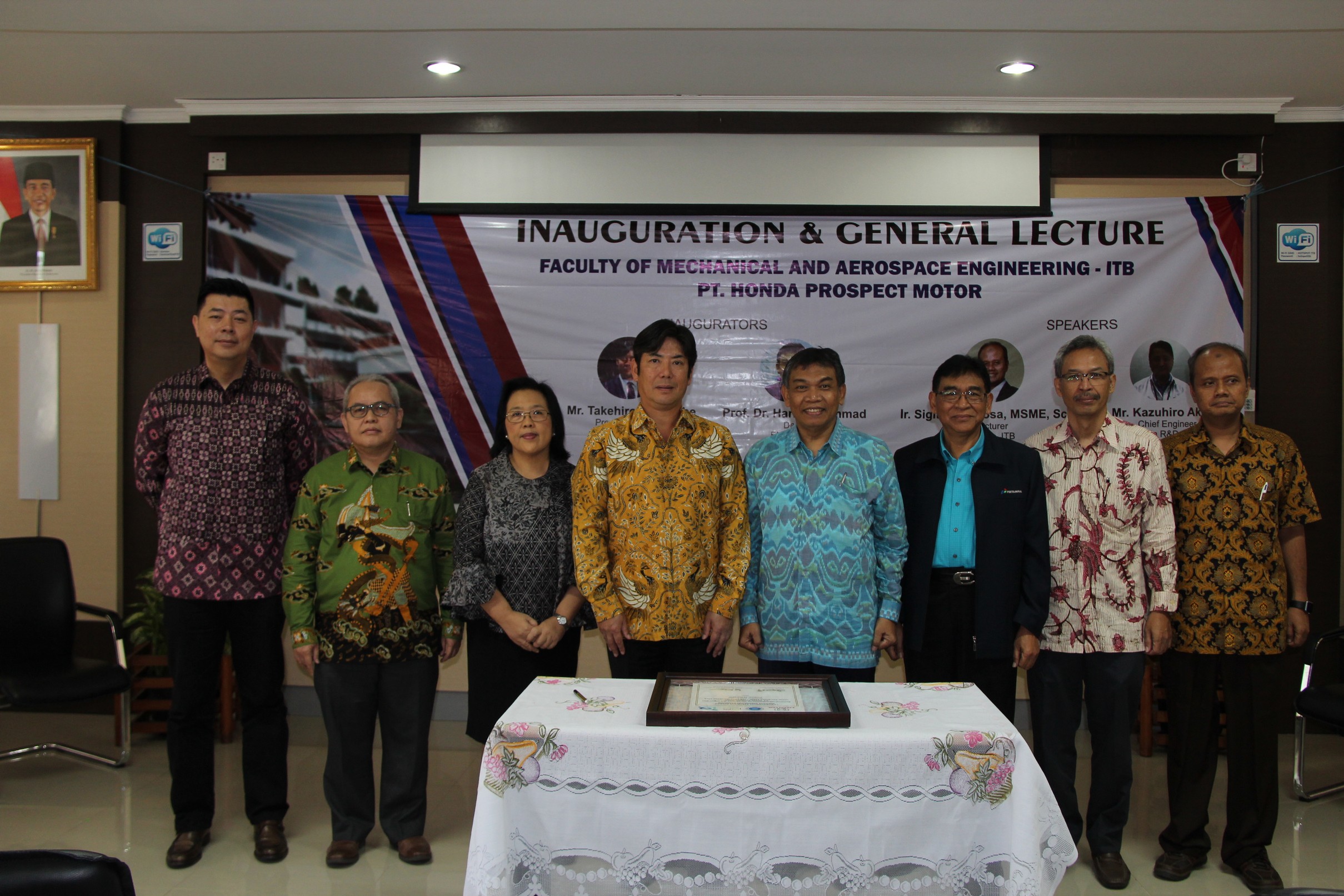 Peresmian sarana laboratorium ini juga merupakan kelanjutan dari kontribusi Honda kepada ITB pada 2017,