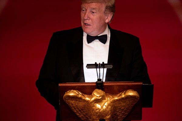 PRESIDEN Amerika Serikat Donald Trump 