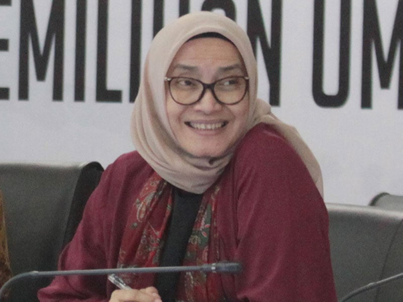 Komisioner KPU Evi Novida Ginting Manik