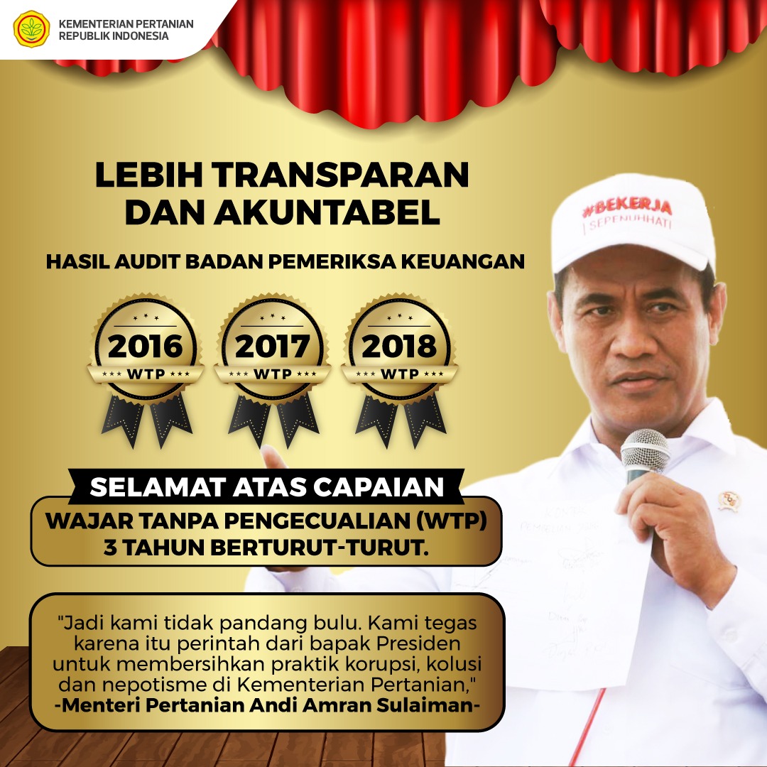 Menteri Pertanian Andi Amran Sulaiman