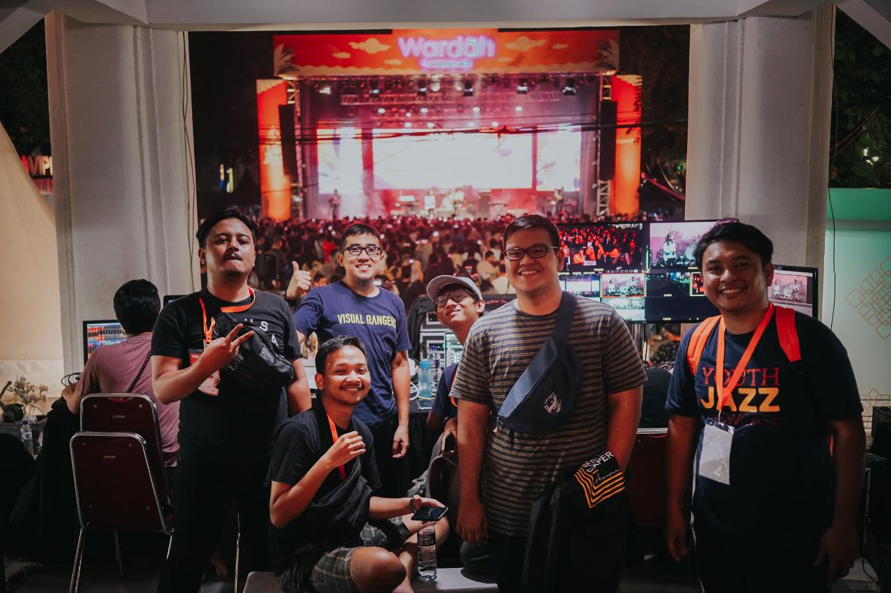 Founder Akusara Group, Andhika Mauludi, saat menggelar RJF 2019 di Masjid Cut Meutia Menteng, Sabtu (18/5).