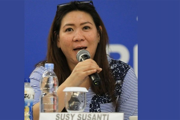  Kepala Bidang Pembinaan dan Prestasi Persatuan Bulu Tangkis Seluruh Indonesia (PBSI) Susy Susanti