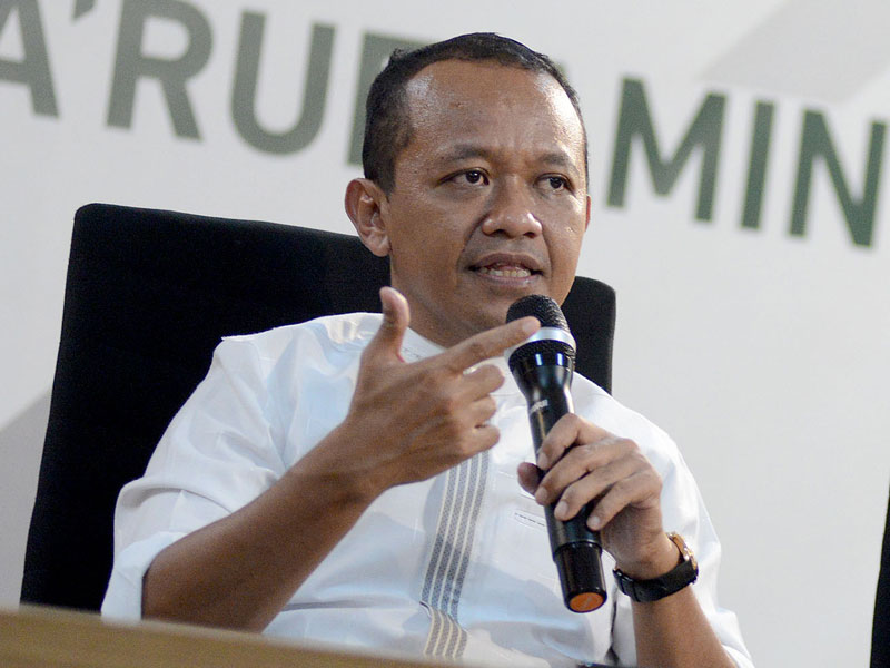 Direktur Penggalangan Pemilih Muda Tim Kampanye Nasional (TKN) Joko Widodo (Jokowi)-Ma'ruf Amin, Bahlil Lahadalia