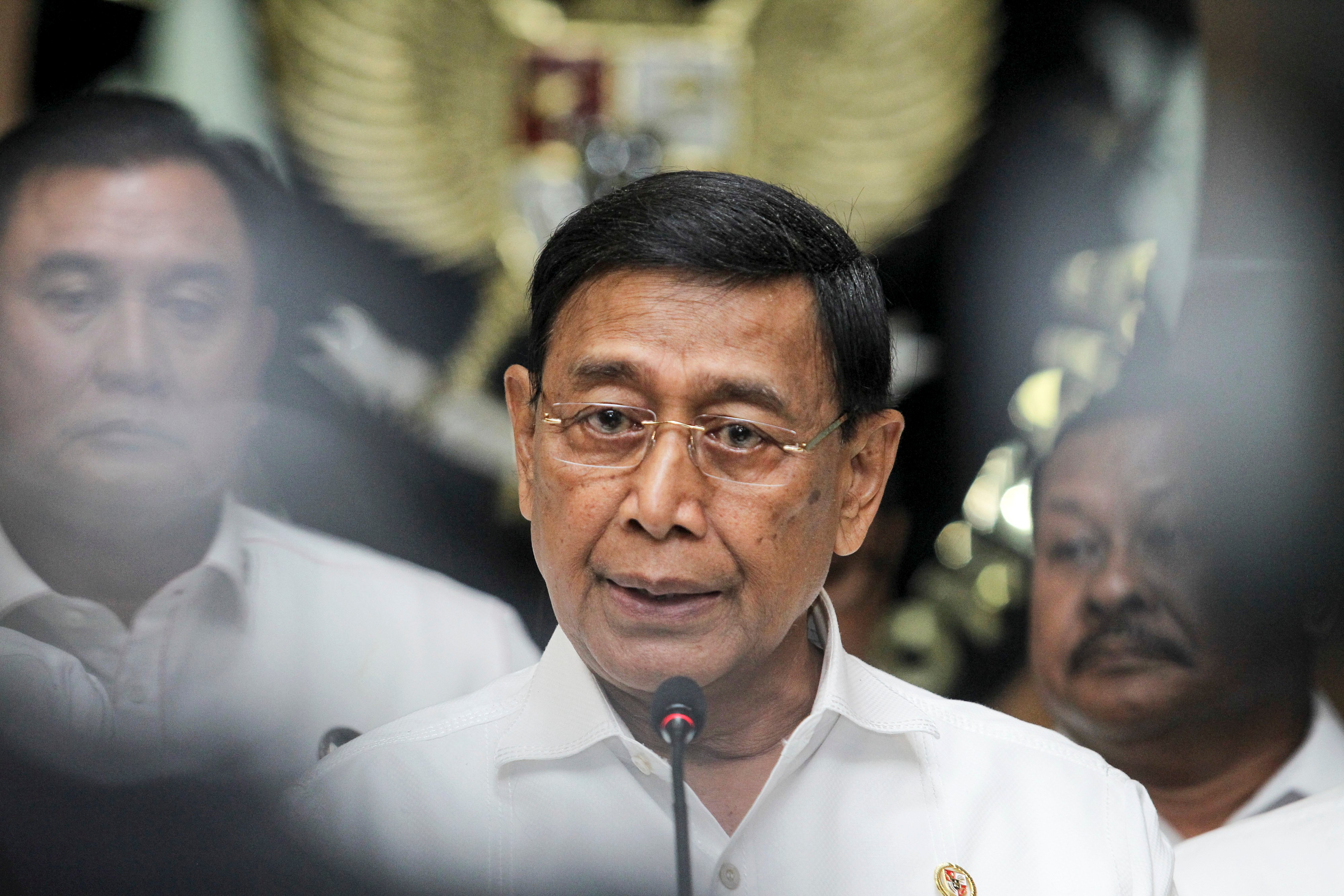 Menteri Koordinator Bidang Politik Hukum dan Keamanan Wiranto 