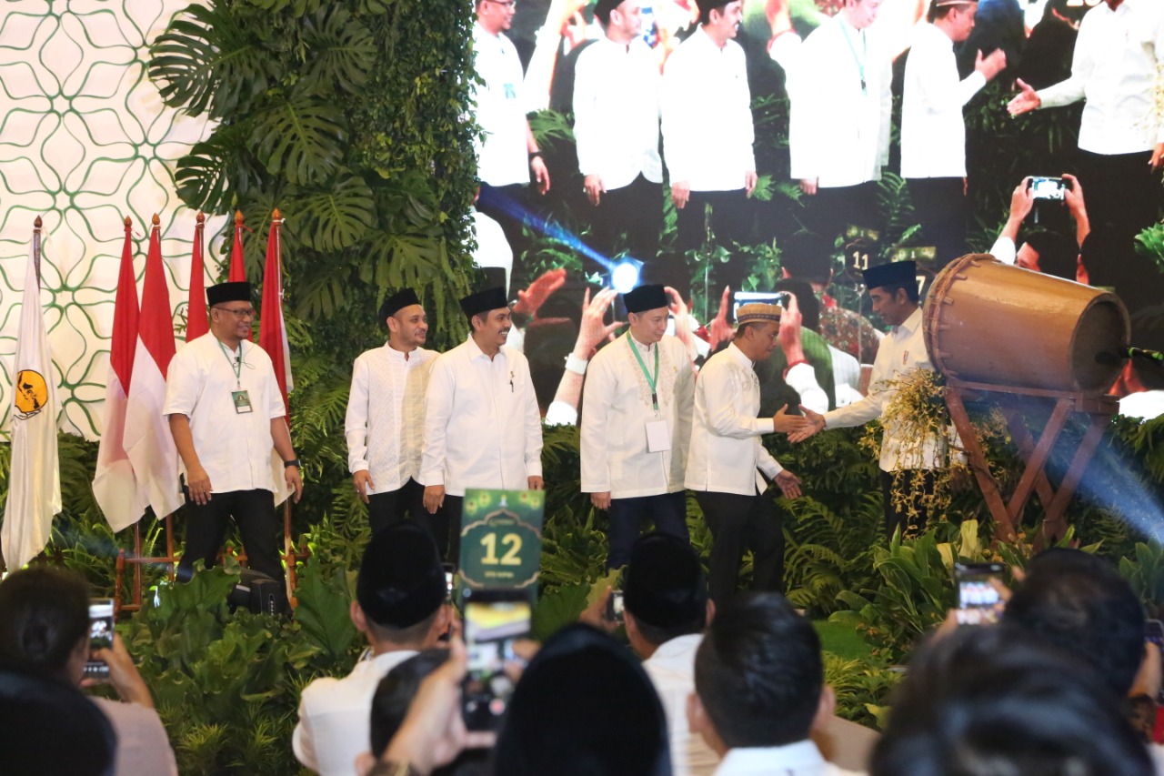 Pengurus Hipmi menggelar Silaturahim Nasional di Jakarta, Minggu (26/5).