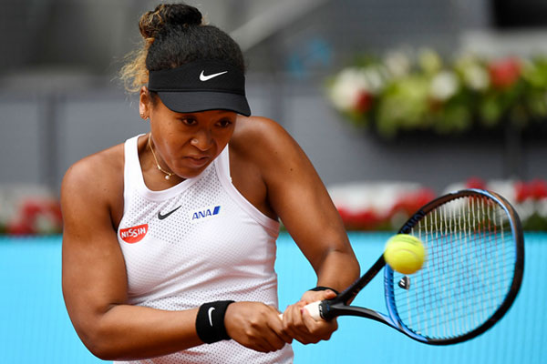 Petenis putri nomor satu dunia Naomi Osaka.