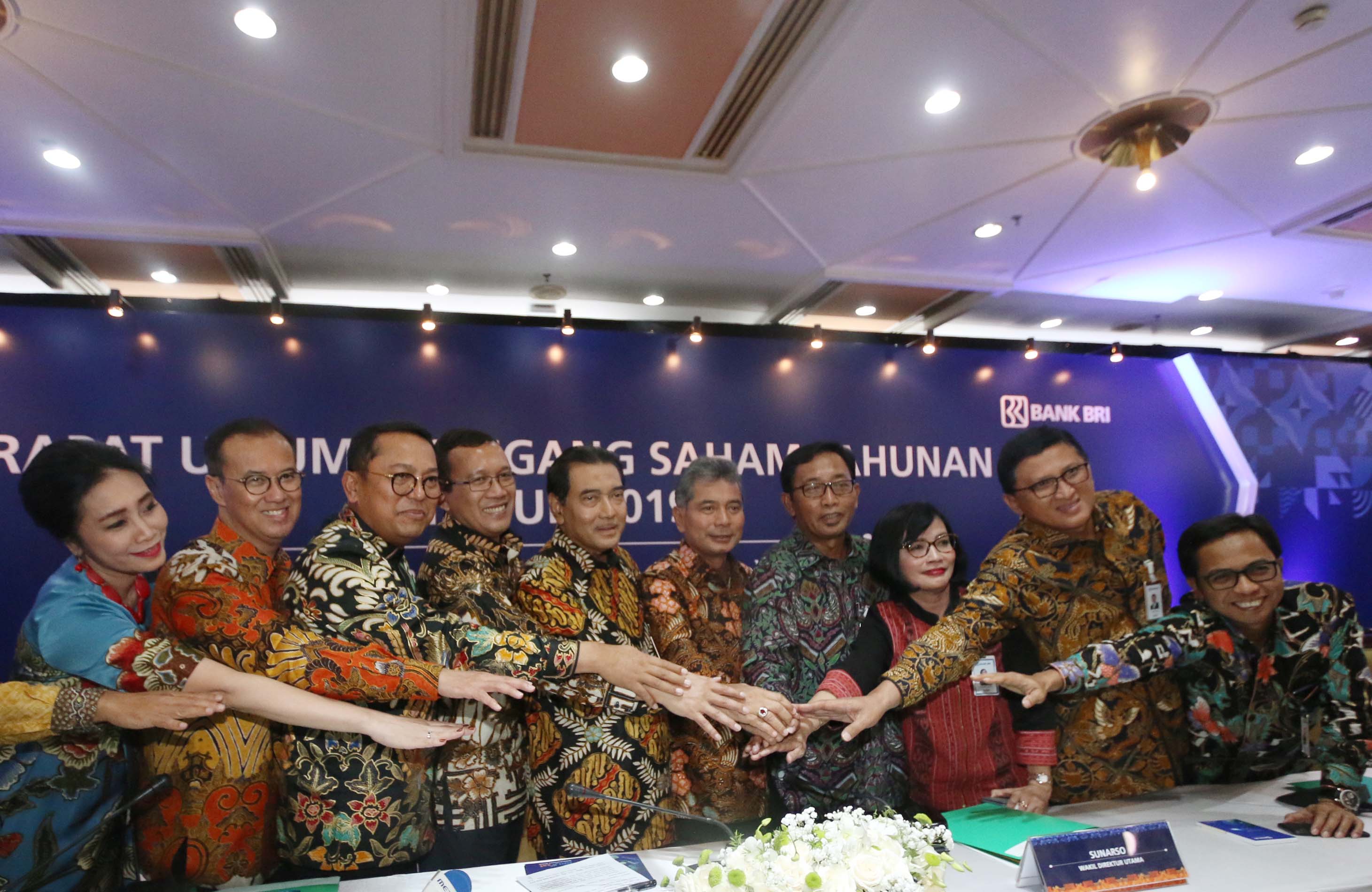 PT Bank Rakyat Indonesia (BRI) menggelar Rapat Umum Pemegang Saham Tahunan (RUPST) tahun anggaran 2018 pada Rabu (15/5).