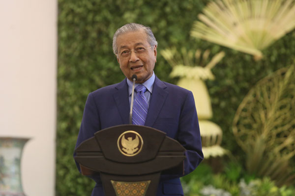 PERDANA Menteri Malaysia Mahathir Mohammad