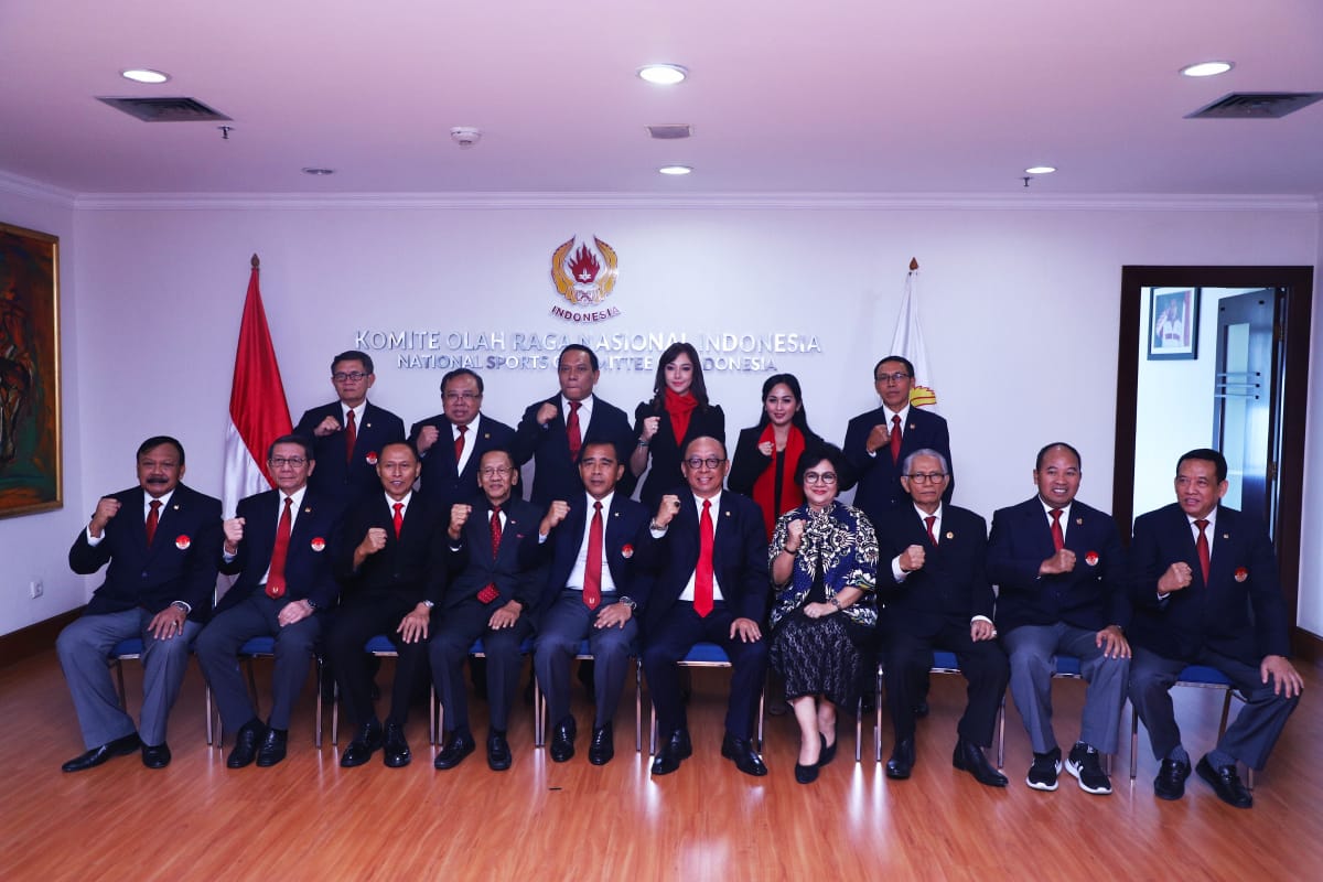 Pengurus baru Baori periode 2019-2023 yang baru saja dilantik di Jakarta, Senin (27/5).