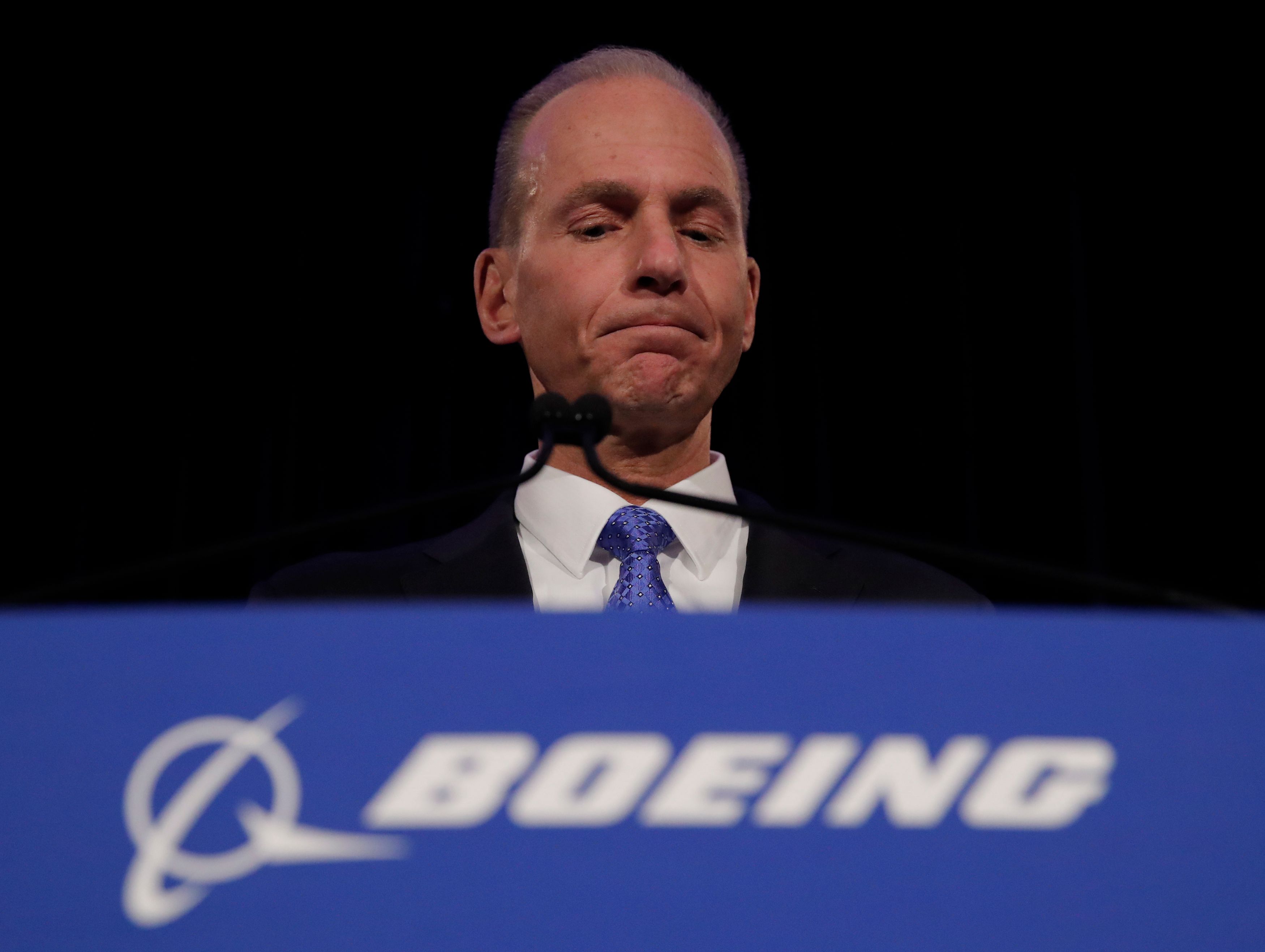 Chief Executive Boeing, Dennis Muilenburg.