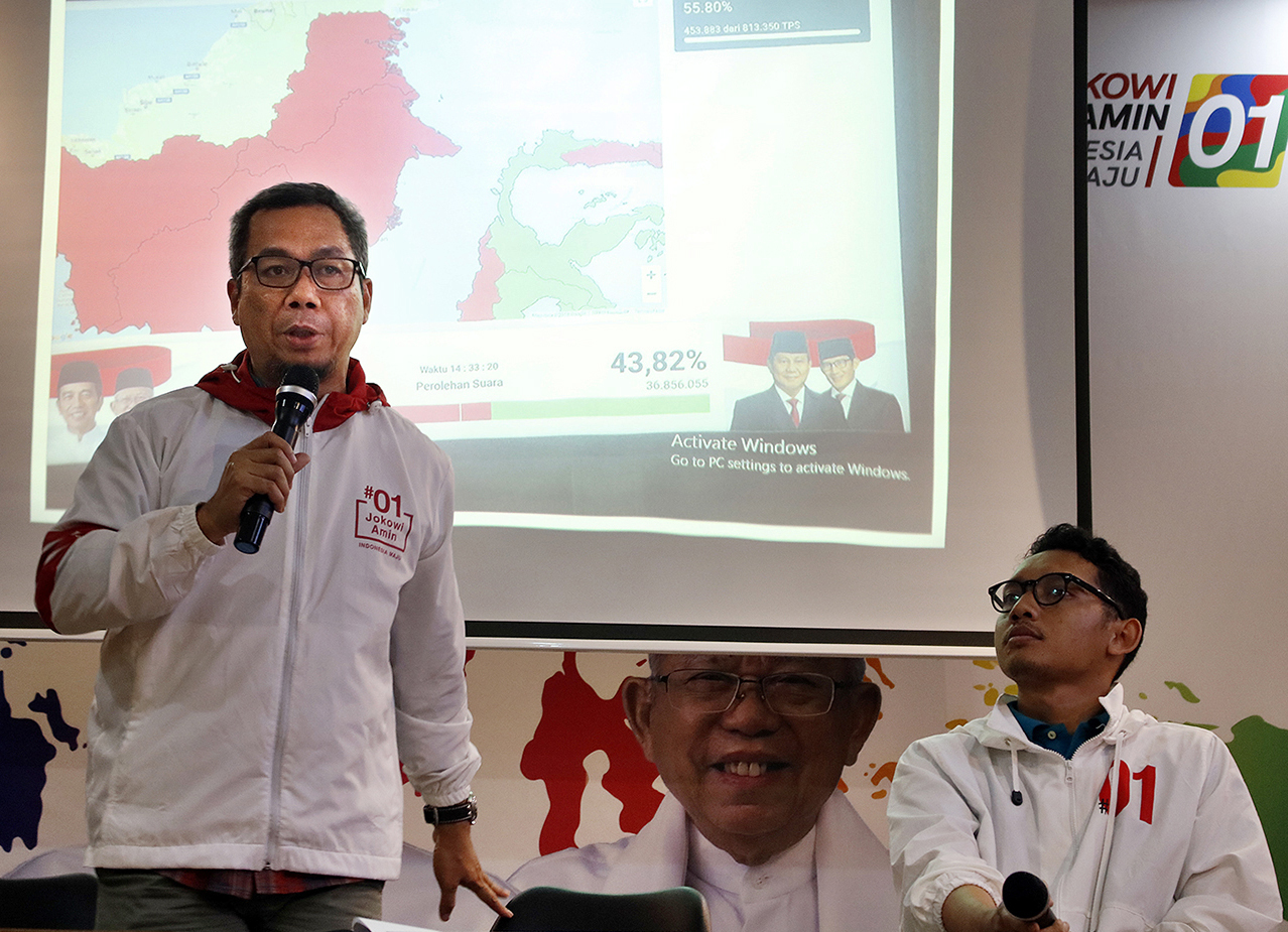 Direktur Komunikasi Politik TKN Jokowi-Amin, Usman Kansong